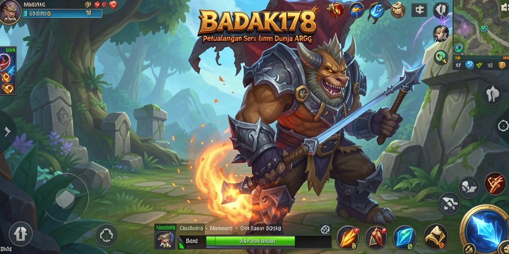 Tampilan fantastis gameplay seru dari BADAK178 dengan aksi ARPG.