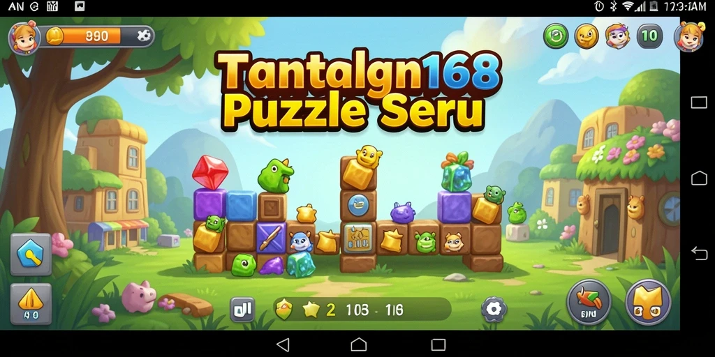 Tampilan gameplay menarik dari BAGINTA168 yang menguji logika dan kreativitas.