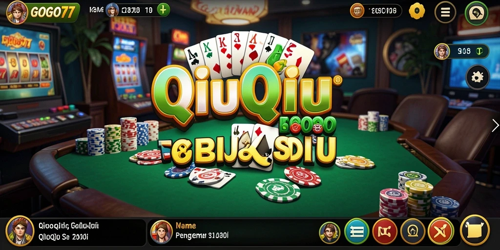 Tampilan gameplay QiuQiu yang menarik di GOGO77.