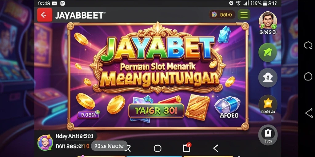 Tampilan gameplay Slot di JAYABET yang memukau dan menarik.