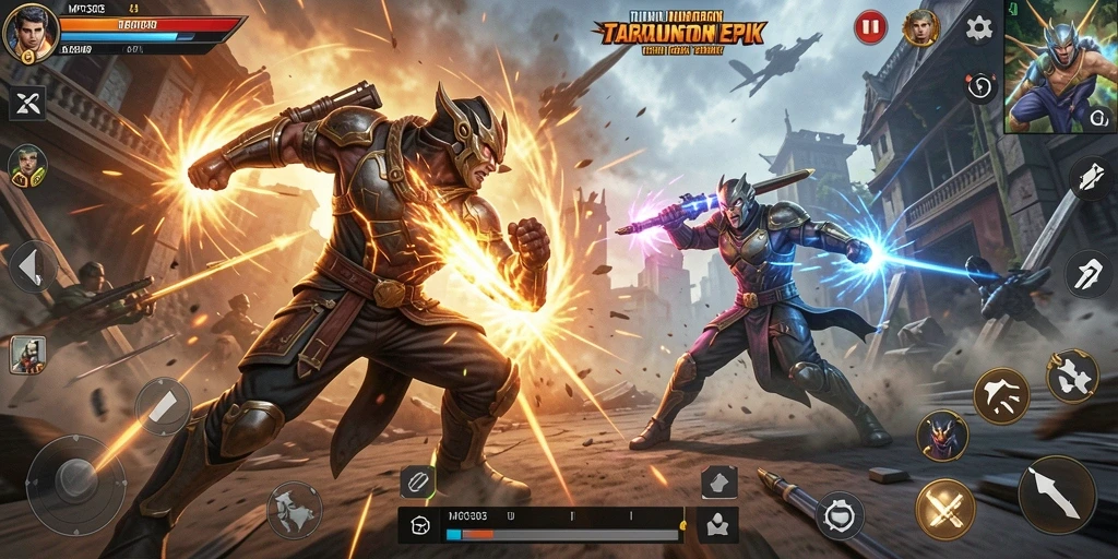 Tampilan seru gameplay MPO303 dengan aksi yang mendebarkan.