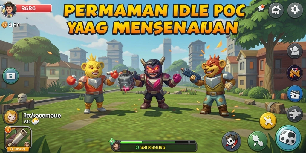 Tampilan gameplay R6R6 yang mendebarkan dan penuh warna.