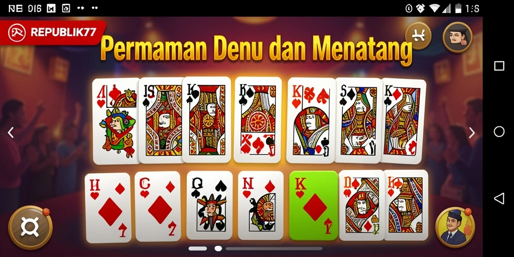 Tangkapan layar gameplay seru REPUBLIK77 dengan pemain aktif.