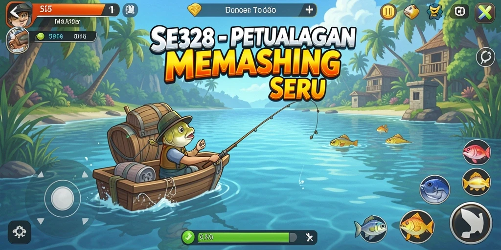 Screenshot gameplay memancing yang menakjubkan dari SE328.
