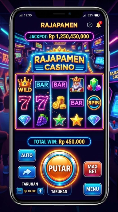 Halaman detail aplikasi di rajapamen menampilkan informasi lengkap dan ulasan pengguna.